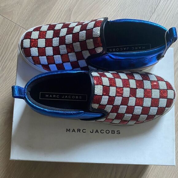 Marc Jacobs checkerboard slipons  - Picture 1 of 4